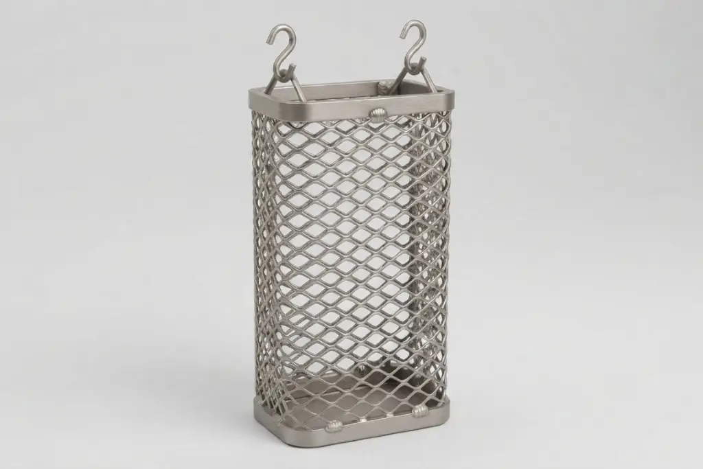 titanium anode basket guide